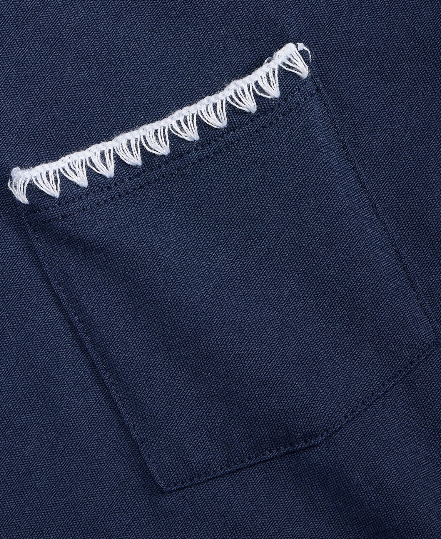 Women's Blanket-Stitch Pocket T-Shirt