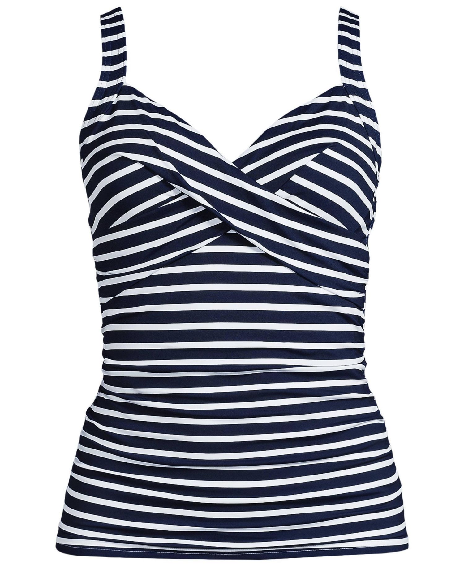 Глубокий Морской/Белый Media Stripes