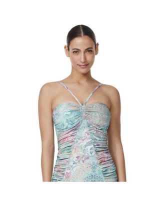 Women's Souk Bandeau Halter Tankini Top