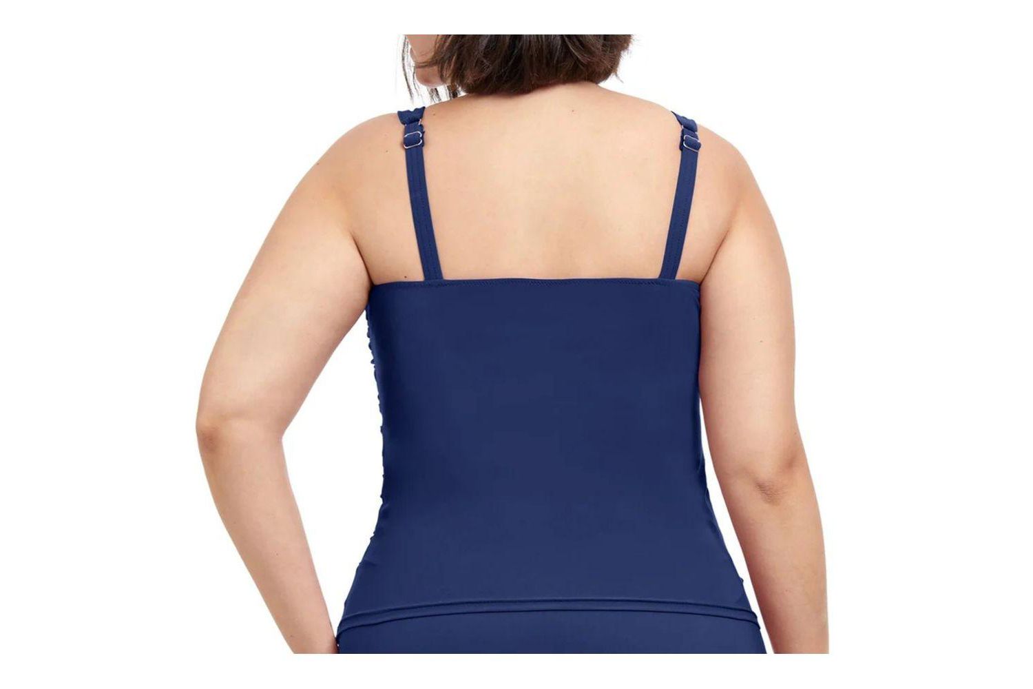 Plus Size Tutti Frutti Sweetheart Underwire Tankini Top Swimsuit