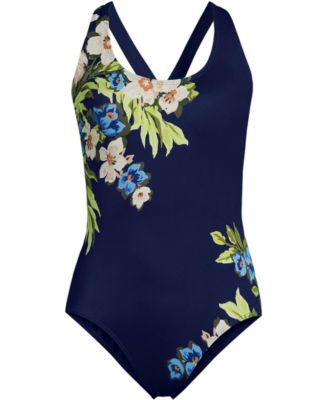 Petite Tugless X-Back One Piece Swimsuit