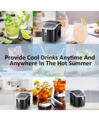 Portable Ice Maker with Carry Handle, 26 lbs. Daily Capacity