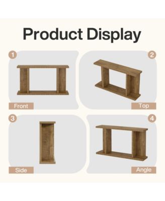 55" Console Table, Framhouse Entryway Table, Living Room & Sofa Table