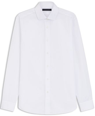 BECKHAM x BOSS Men's Slim-fit Cotton Dress Shirt