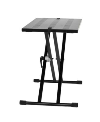 32 x 20 Inch Portable DJ Table Stand with Adjustable Height and Foldable Frame