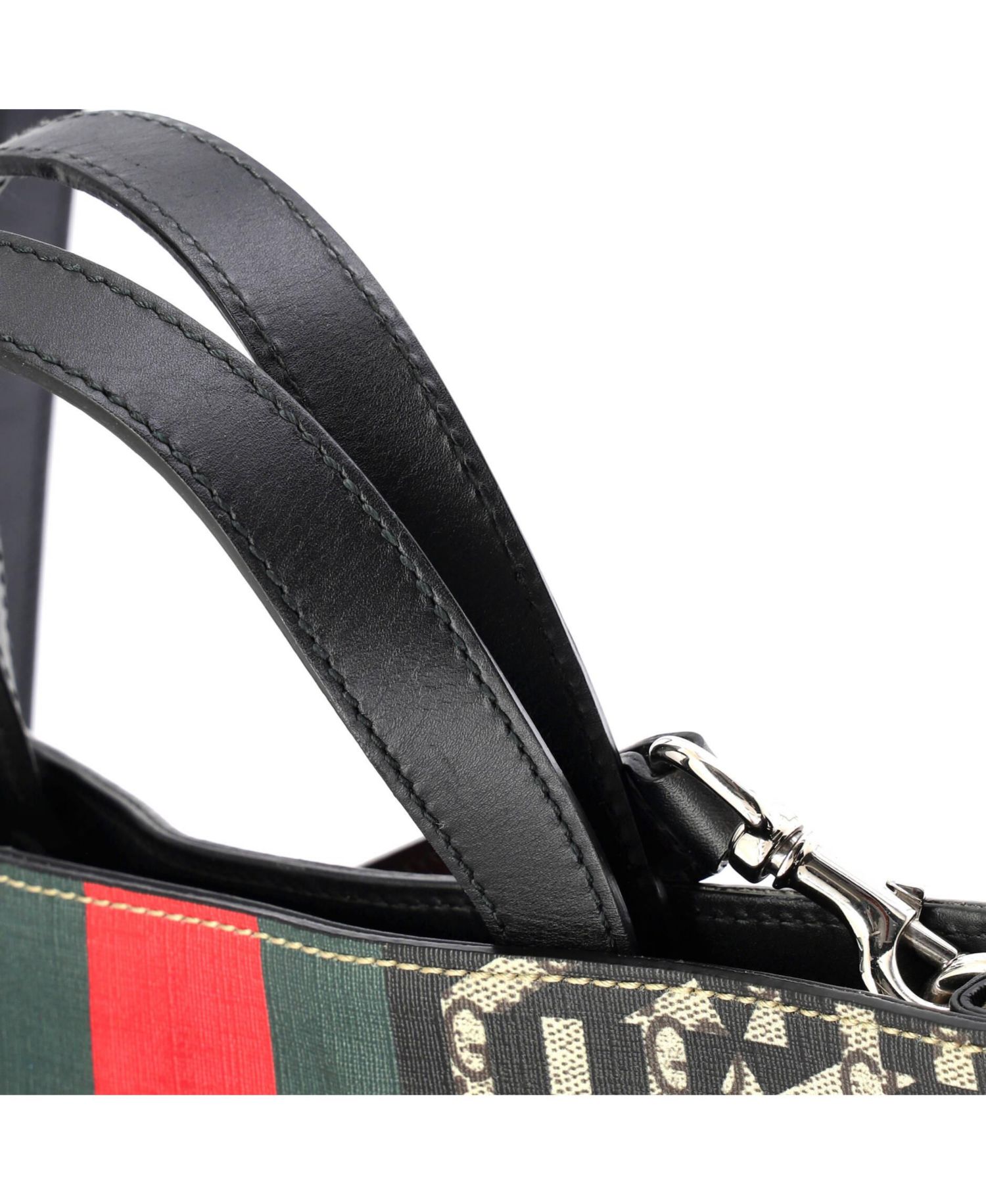 Convertible Soft Open Tote Caleido GG Coated Canvas