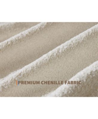 140" Cloud Sectional Sofa, U-Shaped Boneless Couch with Ottoman, 4-Seat Modular Sofa