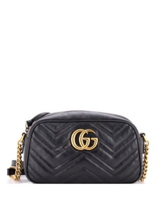Small GG Marmont Shoulder Bag Matelasse Leather