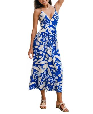 Women's Into the Sunset Tropical Maxi Beach Dress