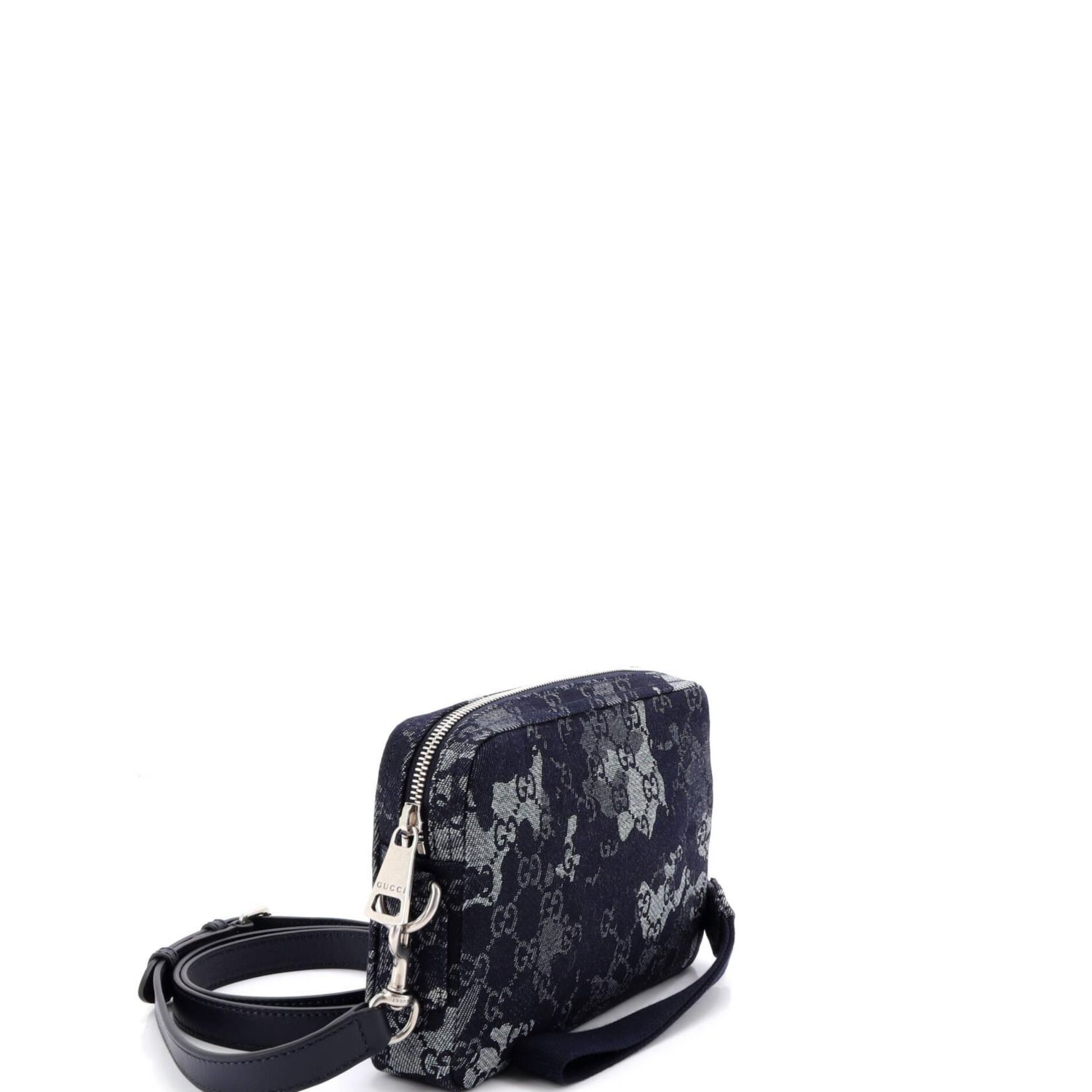 Convertible Crossbody Bag Camouflage GG Denim