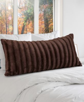 Textured Long Decorative Pillow, 18" x 40"