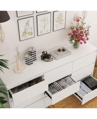 9-Drawer Paint Finish Dresser Chest of Drawers