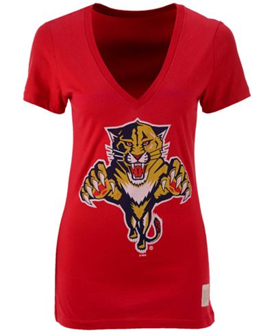 Retro Brand Women's Florida Panthers Block Logo T-Shirt