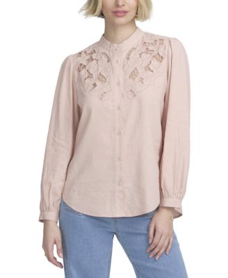 Women's Lace Yoke Shirt