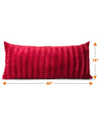 Textured Long Decorative Pillow, 18" x 40"