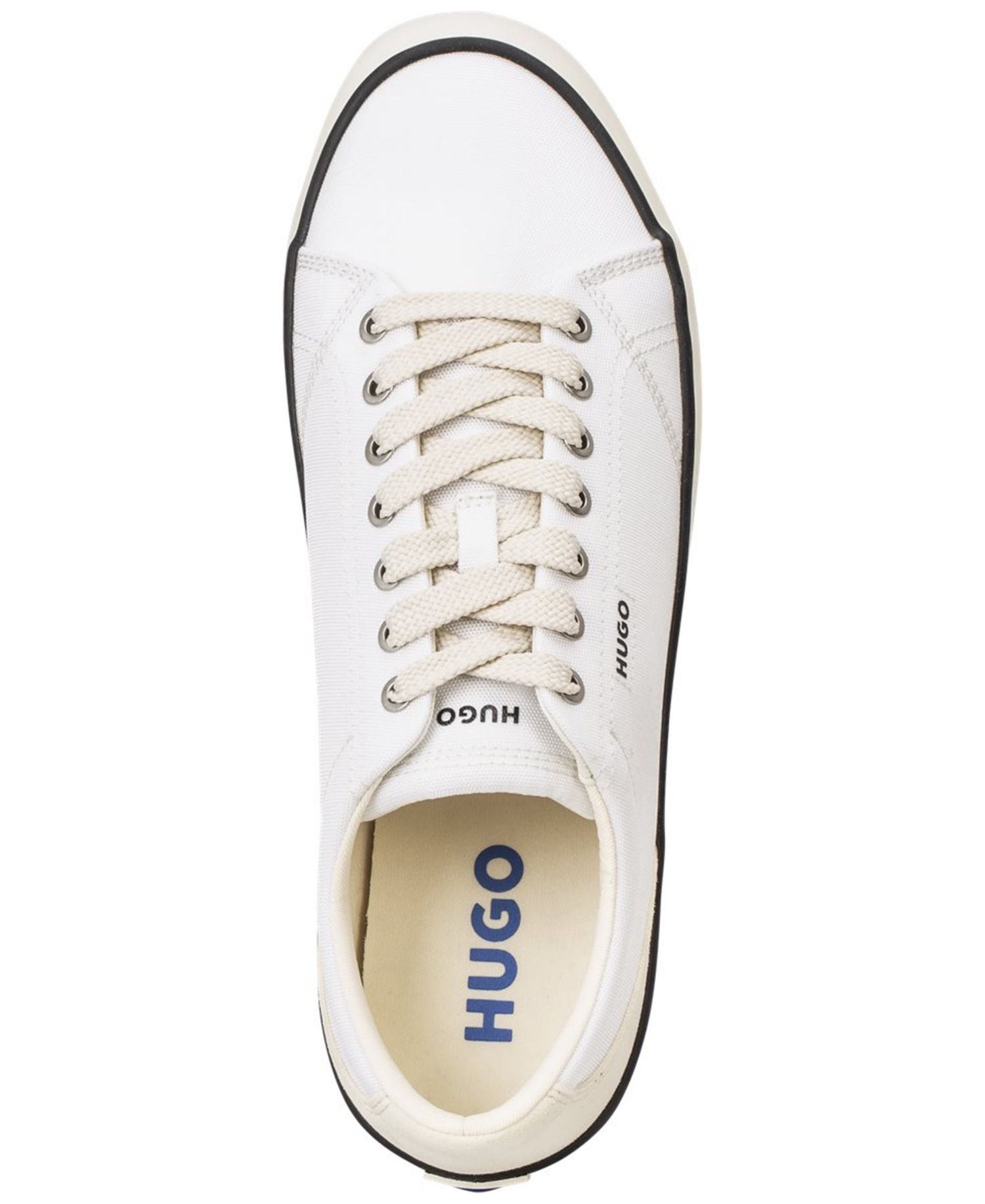 HUGO by Men's Lace-Up Round-Toe Sneakers