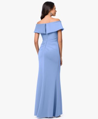 Women's Off-The-Shoulder Side-Slit Gown