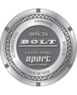 Men's 49164 Bolt Quartz VD53 Dial Watch