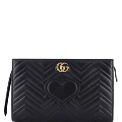 GG Marmont Clutch Matelasse Leather