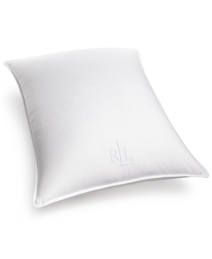 Lauren Ralph Lauren CLOSEOUT! White Down Medium Density Standard Pillow