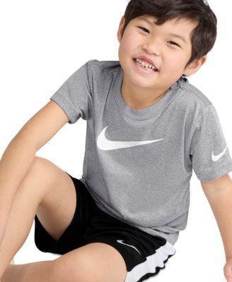 Boys' 4-7 Dri-FIT Swoosh T-Shirt and Shorts, 2-Piece Set