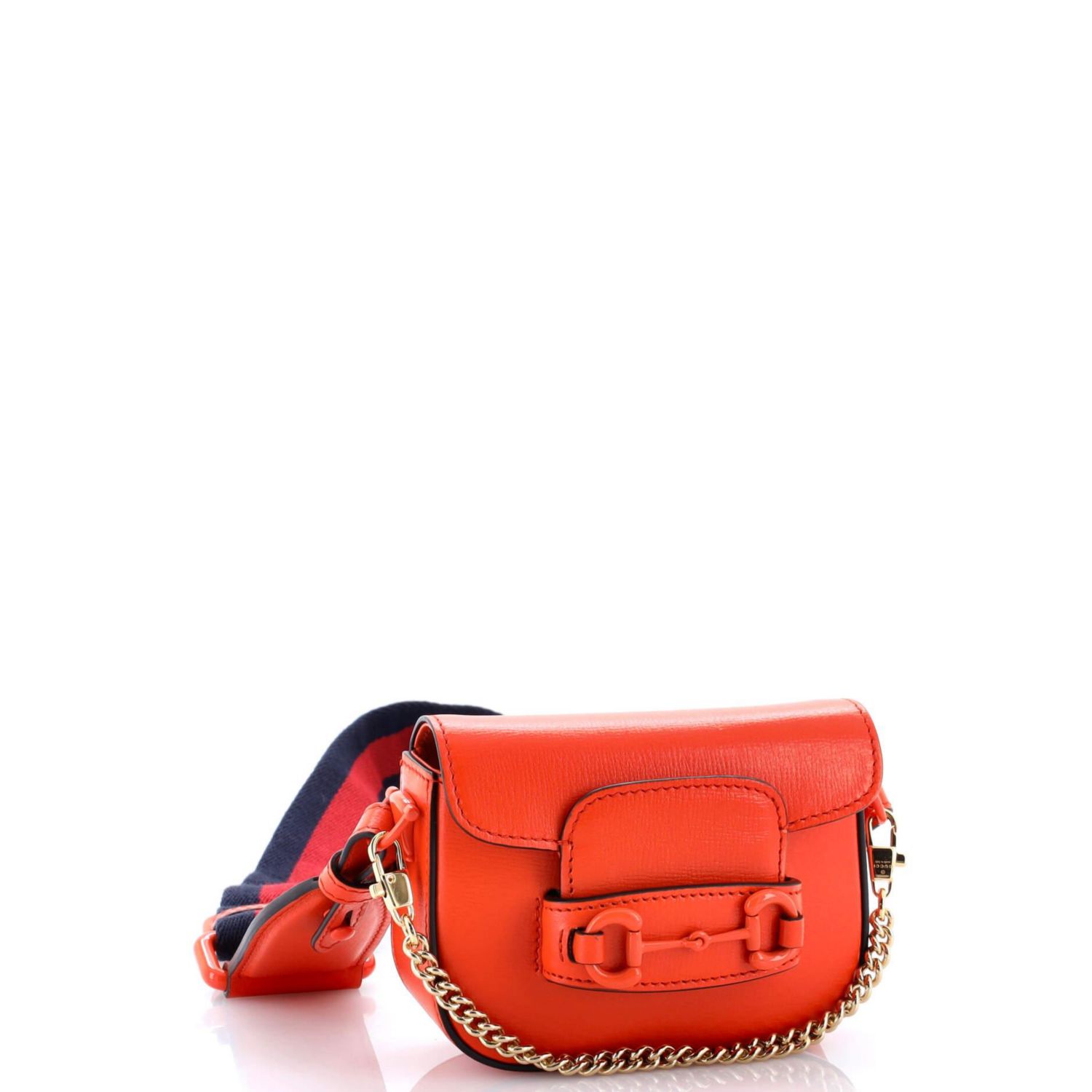 Horsebit 1955 Flap Wallet with Strap Leather