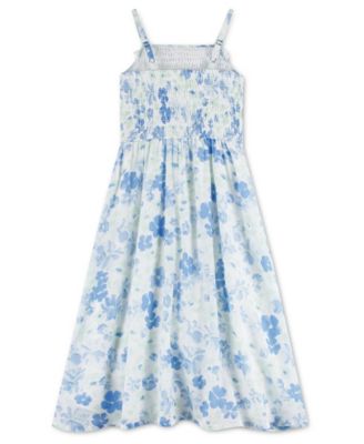 Girls' Smocked Maxi Dress