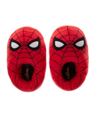 Toddler Marvel Spiderman Kids' Slippers Cozy, Plush, and Fun House Footwear
