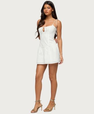 Women's Kaira Eyelet Boned Mini Dress