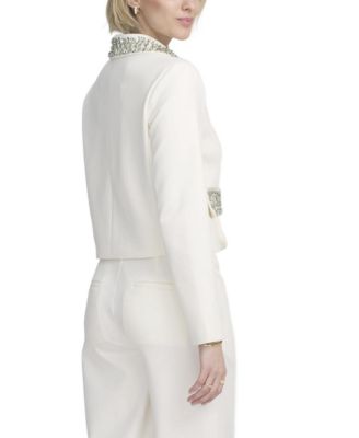 Women's Embellished Boxy Jacket