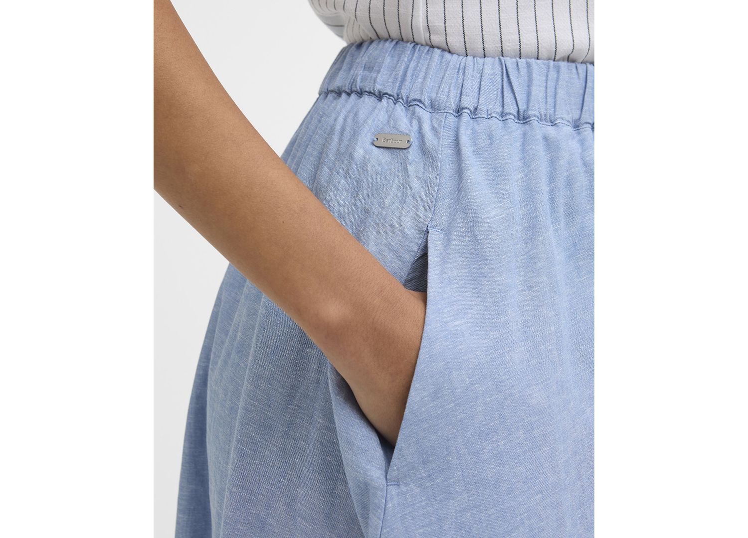 Women's Sutton Chambray Midi Skirt