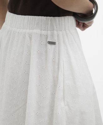 Women's Melody Broderie Anglaise Midi Skirt