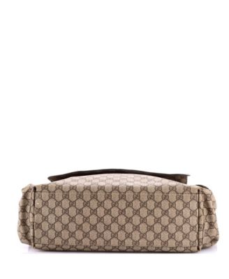 Diaper Bag GG Coated Canvas