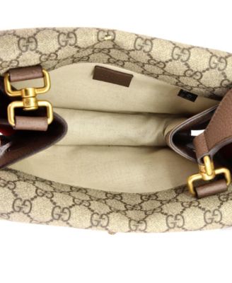 Small Neo Vintage Flap Messenger GG Coated Canvas