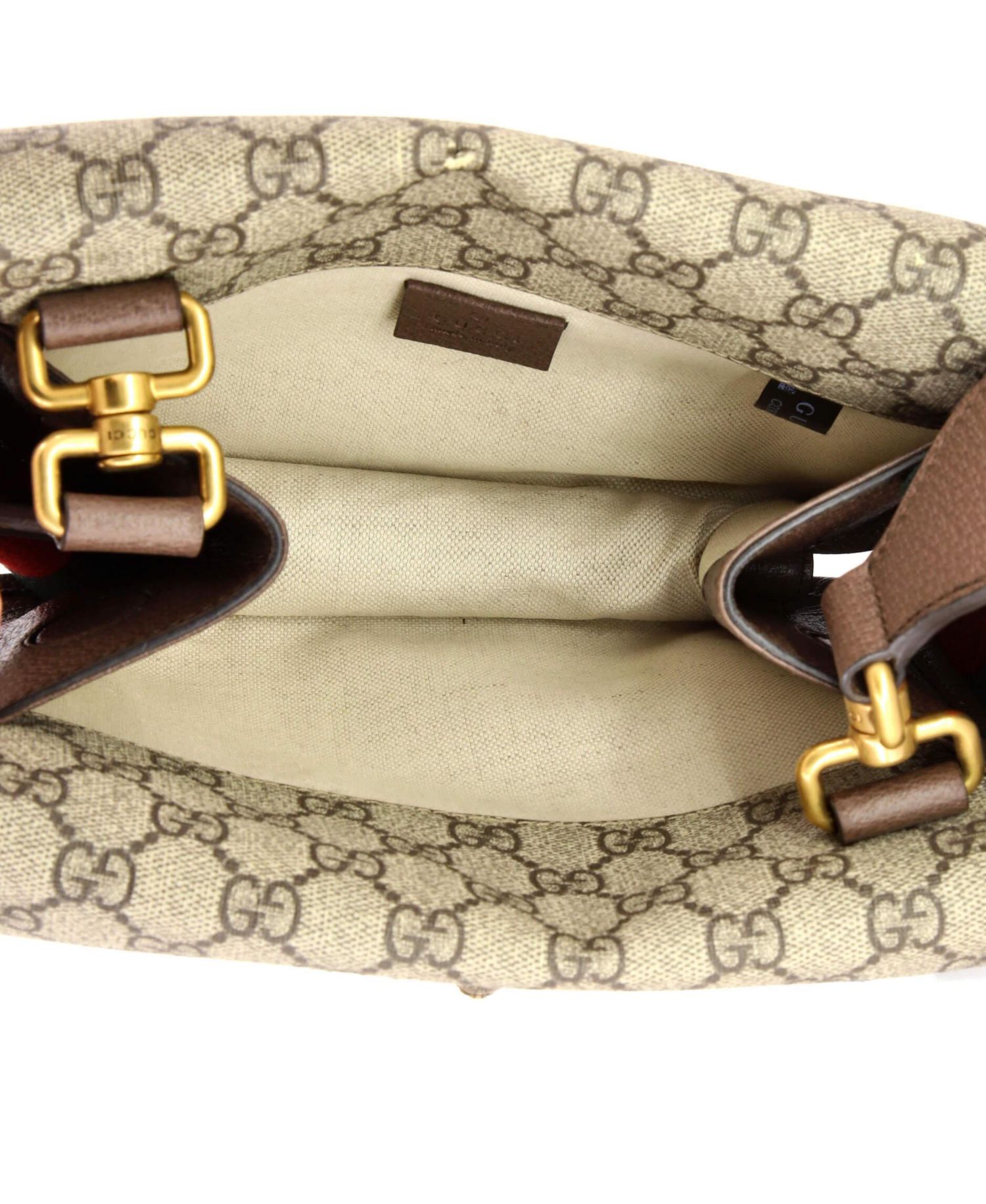Small Neo Vintage Flap Messenger GG Coated Canvas