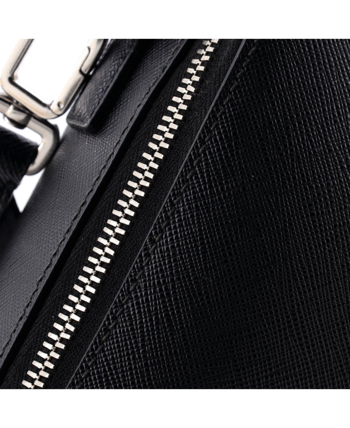 Pre-Owned Prada Small Brique Crossbody Bag Saffiano Leather