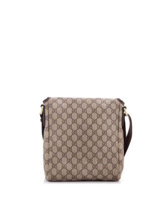 Small Flap Messenger GG Coated Canvas