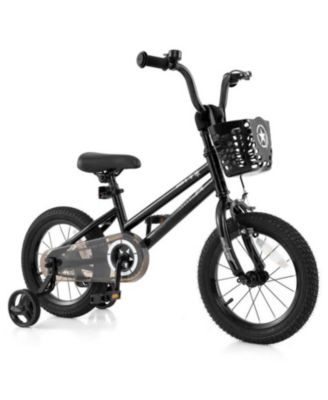 Kids Bike with Basket and Training Wheels-4-5 Years