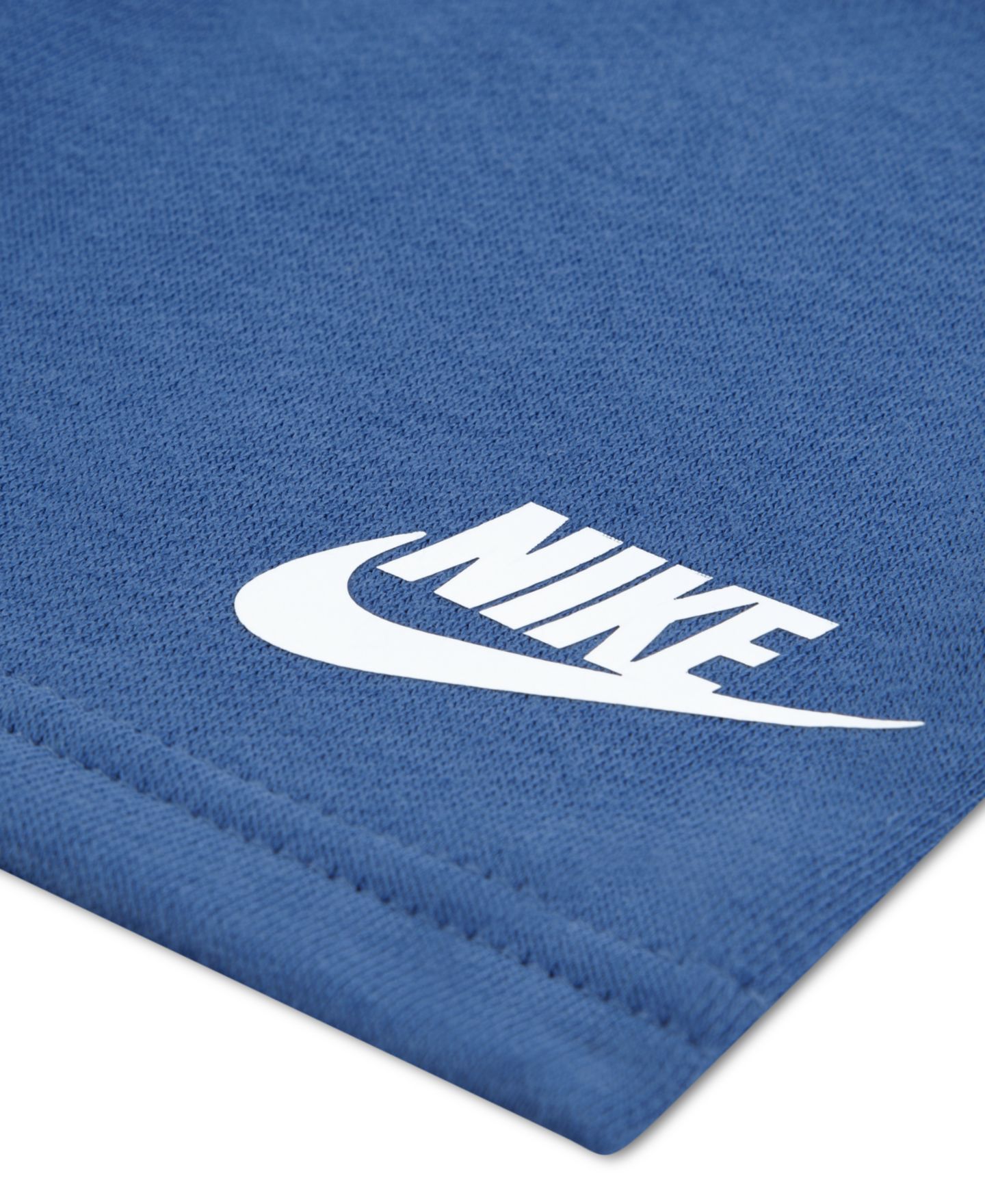 Комплект Nike Printed T-Shirt and French Terry Shorts, 2 Piece Set для мальчиков-малышей, цвет: Синий — фото 3