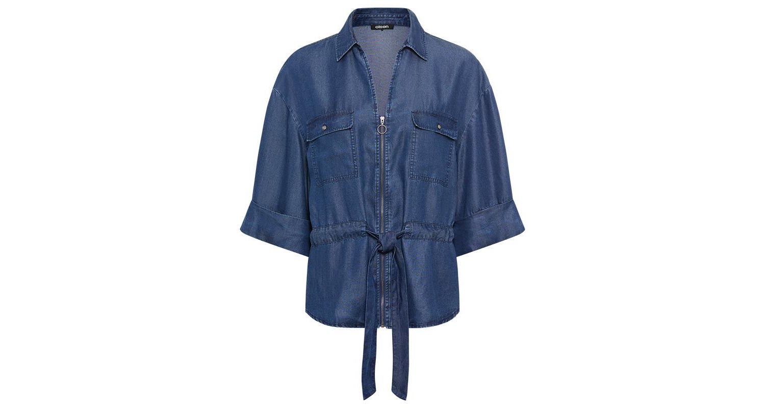 Women's Soft Denim-Look Jacket
