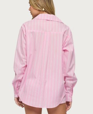 Women's Carmella Striped Oversized Shirt