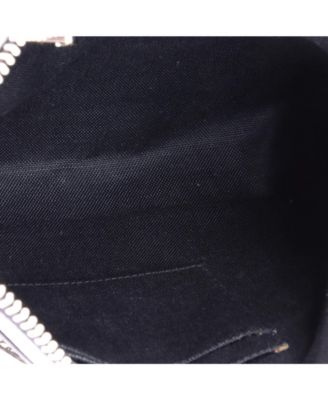 Medium Web Strap Front Zip Messenger Bag GG Coated Canvas