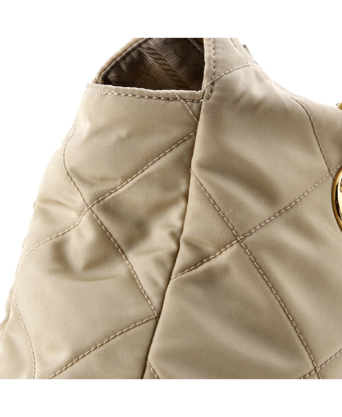 Pre-Owned Prada Small Re-Edition 1995 Chain Tote Quilted Re-Nylon