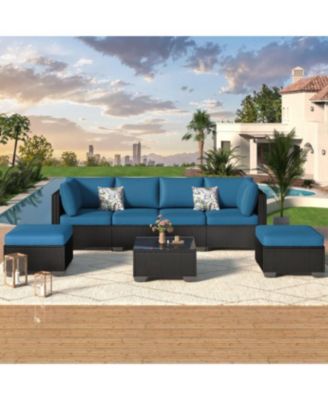 7 Piece Outdoor Patio Furniture Set