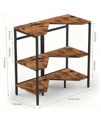 Under Pedestal Sink Shelf 2 Pack 3-Tier Corner Stand