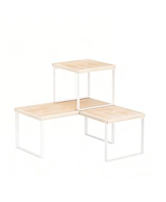 Adjustable Stackable Corner Shelf Organizer