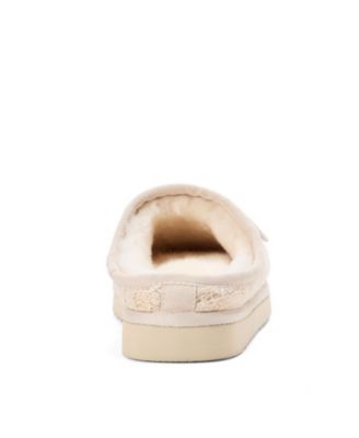 Women's Greta Genuine Shearling Knit Clog Slipper