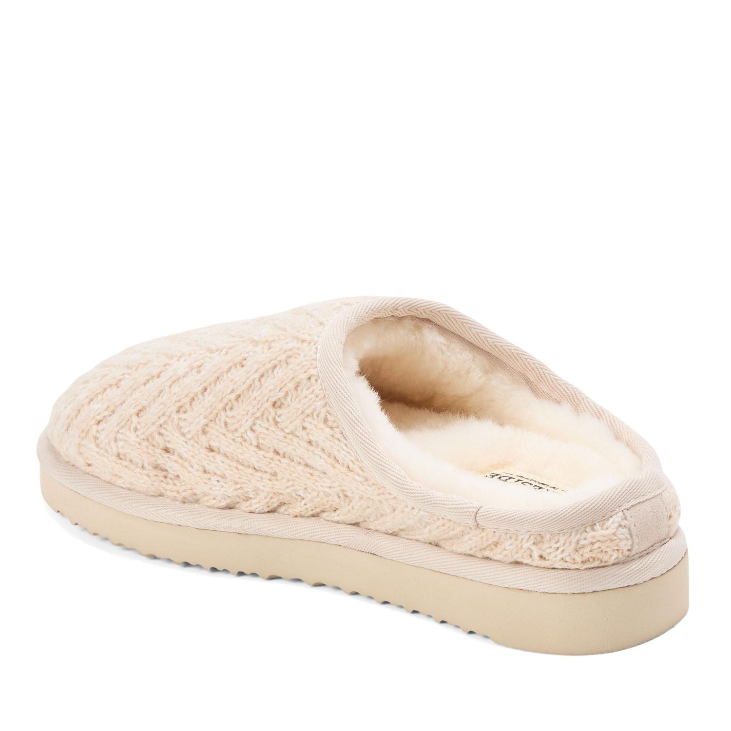 Women's Greta Genuine Shearling Knit Clog Slipper