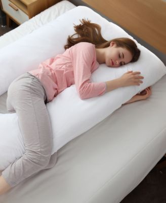 Hypoallergenic Down Alternative Pregnancy U Shaped Body Pillow