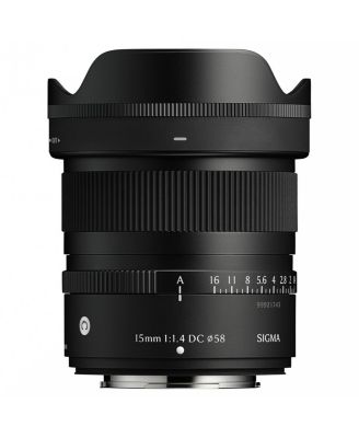 15mm f/1.4 DC Contemporary Lens for Fujifilm X